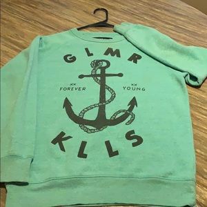Zumiez turquoise crew neck pullover